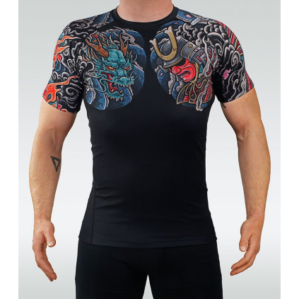 Rashguard Ground Game BUSHIDO 3.0 - krátký rukáv