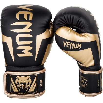 boxerky venum elite black gold 1