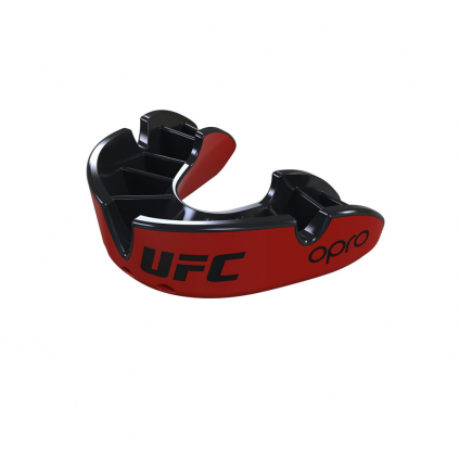 Chránič zubů Opro Silver UFC - červená/černá