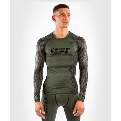 rashguard long sleeve dlouhy rukav mens pansky ufc venum authentic fight week performance khaki kaki f1