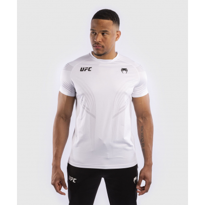 tshirt tricko mens panske ufc venum pro line white bile f1