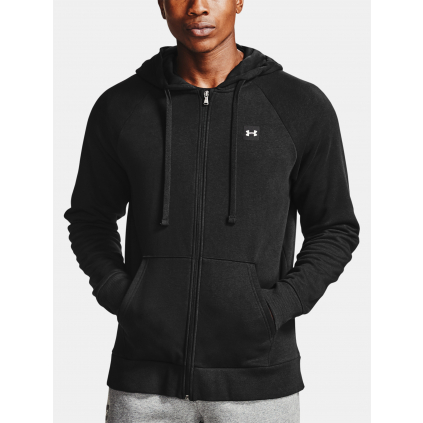 hoodie mikina under armour ua rival fleece fz black cerna f1