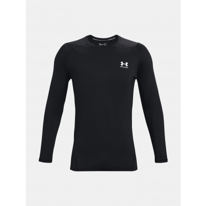 Kompresni triko dlouhy rukav under armour HG armour fitted LS blk f1