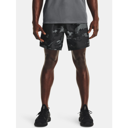 ua short speed stride print blk 1