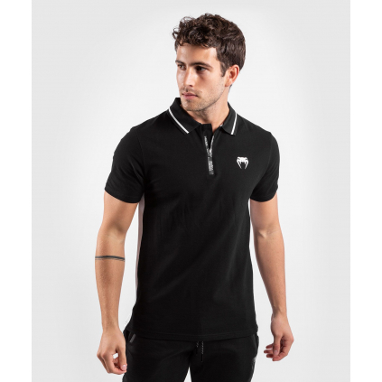 venum polo tricko triko legacy black white f1