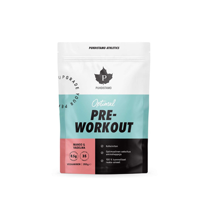 Puhdistamo Pre-Workout + Caffeine Free  350 g (Varianta Pre-Workout + Caffeine Free  350 g - mango-malina)