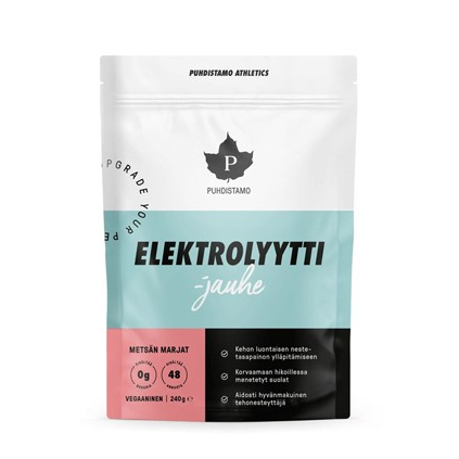 Puhdistamo Electrolyte Powder 240 g (Varianta Electrolyte Powder 240 g - lemon lime (X))