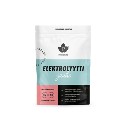 Puhdistamo Electrolyte Powder 240 g (Varianta Electrolyte Powder 240 g - lemon lime)