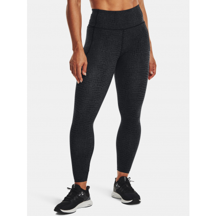 damske leginy under armour ua meridian print cerne f1