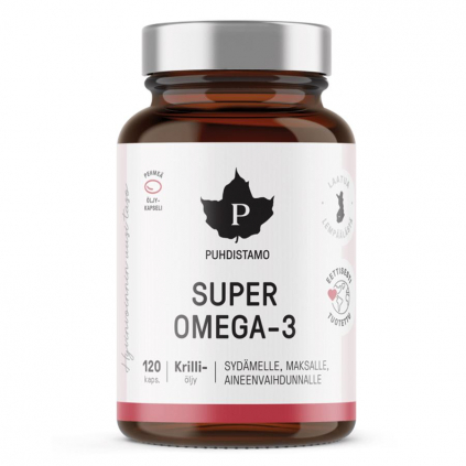 puhdistamo super omega 3 120 kapsli