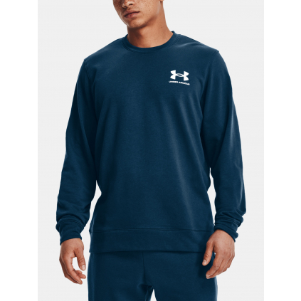 panska mikina under armour ua terry lc crew modra f1