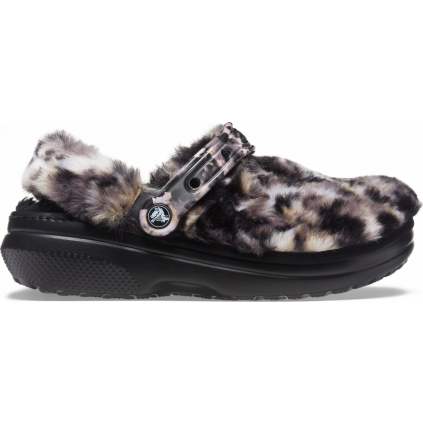 Crocs Classic Fur Sure Black/multi