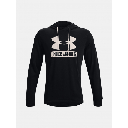 panska mikina under armour ua rival terry logo hoodie cerna f1