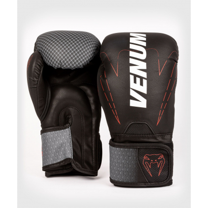 boxerske rukavice box venum okinawa black red f1