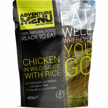 Adventure Menu - Kuřecí na divoko s rýží - 400 g