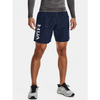 sortky kratasy ua emboss cerne under armour navy tmave modre f1