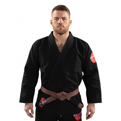 kimono bjj brazilske jiu jitsu bjj tatami onyx black cerne f1