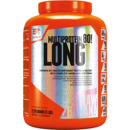 Extrifit Long 80 Multiprotein (Varianta vanilka, 2270 g)
