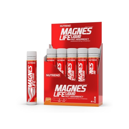 Nutrend Magneslife 10x 25ml. (Varianta Balení: ampule 10x 25ml, Příchuť: natural)