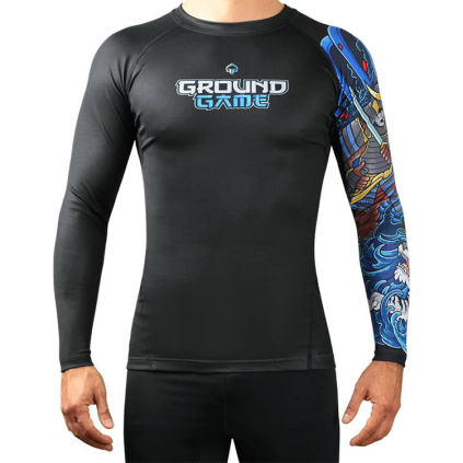Rashguard Ground Game YOKAI 3.0 - dlouhý rukáv (Velikost XS)