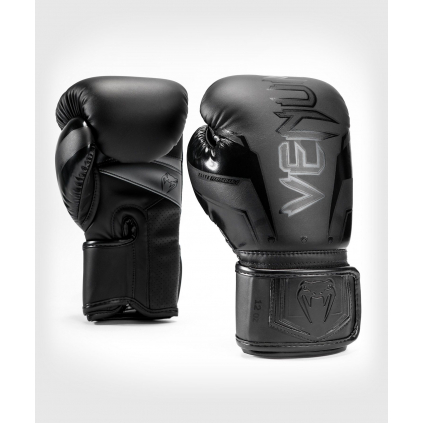 boxerske rukavice boxerky box elite venum black f1