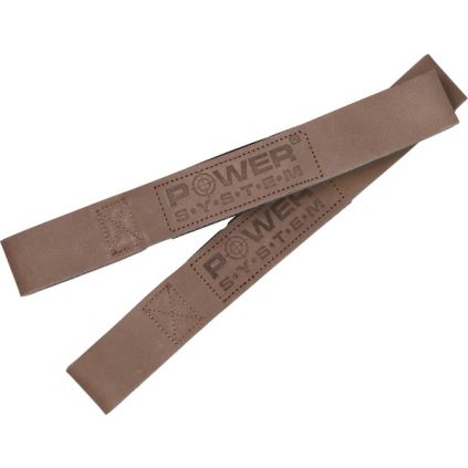 Power System Trhačky Leather Straps (Varianta černá - univerzální, 1 pár)