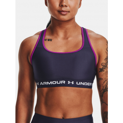 sportovni podprsenka ua under armour sedo fialova f1