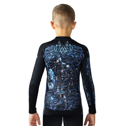 DĚTSKÝ rashguard - sportovní tričko Ground Game VIKING - dlouhý rukáv (Velikost 122 cm)