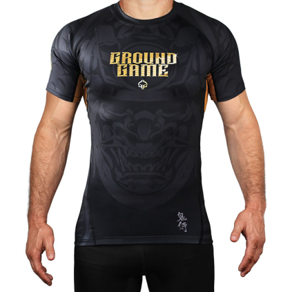 Rashguard Ground Game ONI SAMURAI - krátký rukáv (Velikost XS)