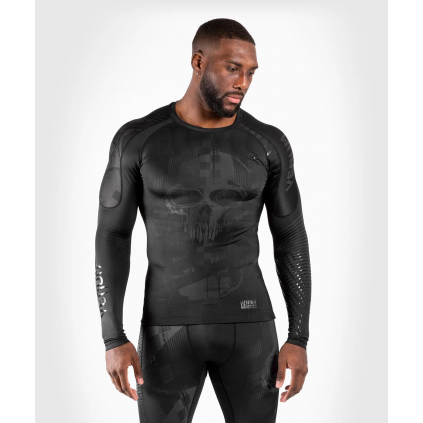 rashguard venum skull cerny black f1