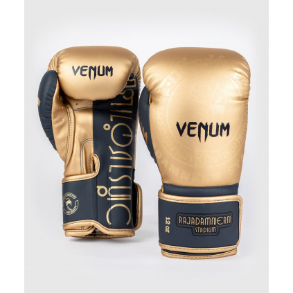 boxerske rukavice boxerky venum RAJADAMNERN zlate f1