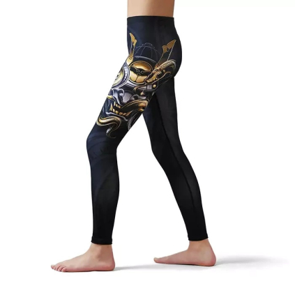DĚTSKÉ sportovní legíny Ground Game - ONI SAMURAI (Velikost 122 cm)