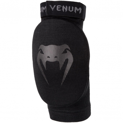 elbow pads venum kontact black black f1