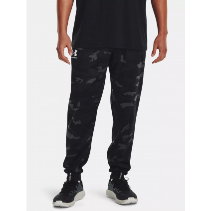 teplaky ua sportstyle tricot under armour camo black f1