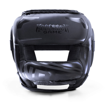Boxerská přilba s ochranou nosu Ground Game STRIPE BLACK - černá (Velikost S/M)