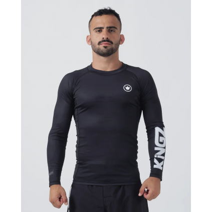 rashguard kingz kore v2 dlouhe rukavy black cerny f1