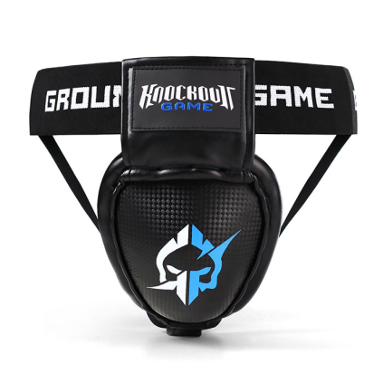 Kovový chránič rozkroku / suspenzor Logo Ground Game (Velikost S)