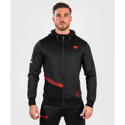 mikina ufc adrenaline panska venum fight week zip black cerna f3