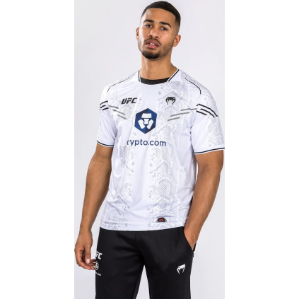 Pánské triko / dres Venum UFC Adrenaline Authentic Fight Night Walkout Jersey - White bílé (Velikost L)