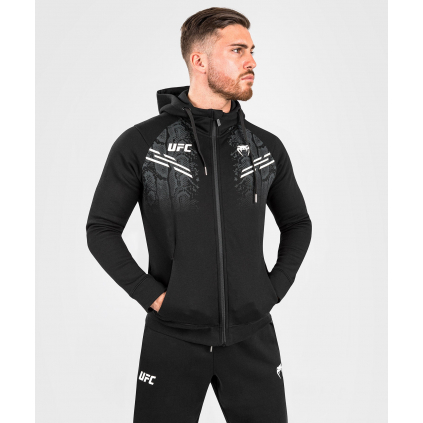 Pánská mikina Venum UFC Adrenaline Replica Zip Hoodie - Black černé