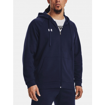 panska mikina under armour rival fleece cerna zip navy f1