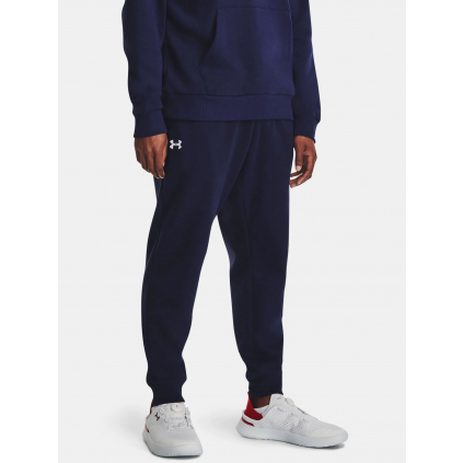 panske teplaky under armour rival fleece jogers navy f1