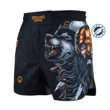Lehké MMA kraťasy Ground Game RAGNAROK - černé