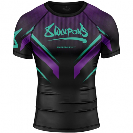 8 weapons rashguard s s shift cyber m