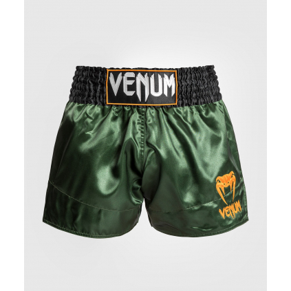 Muay Thai šortky Venum Classic - Green/Black/Gold