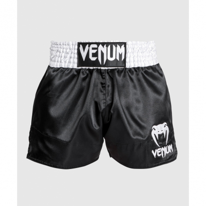 Muay Thai šortky Venum - Black/White/White