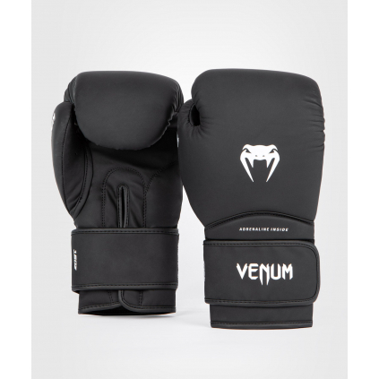 Boxerské rukavice Venum Contender 1.5 - Black/White (Velikost 8oz)