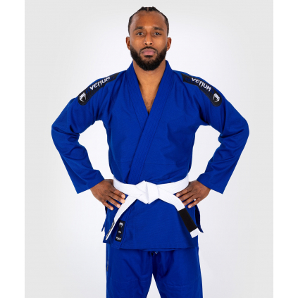 BJJ gi kimono Venum First - Blue modré + BÍLÝ PÁSEK