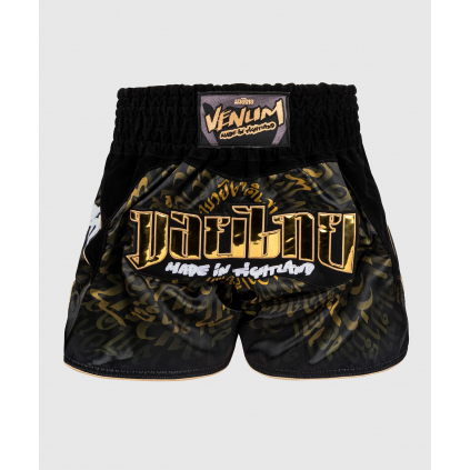 Muay Thai šortky Venum Attack - Black/Gold