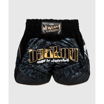 247562 muay thai sortky venum attack black grey velikost m